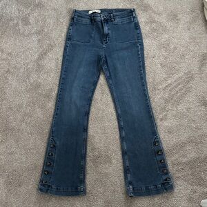 Pilcro Blue Flare Jeans